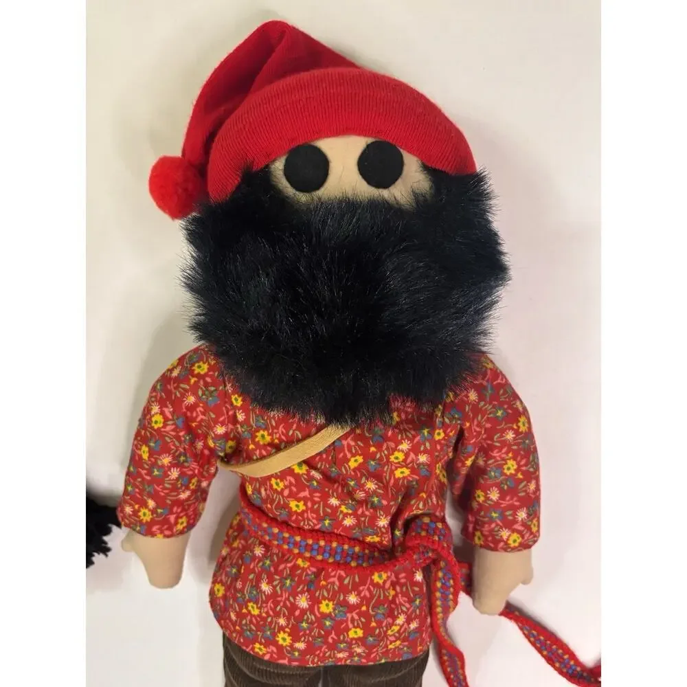 2 Alaskan Dolls Girl/Boy In Matching Indigenous Clothing Vtg. Collectables 12